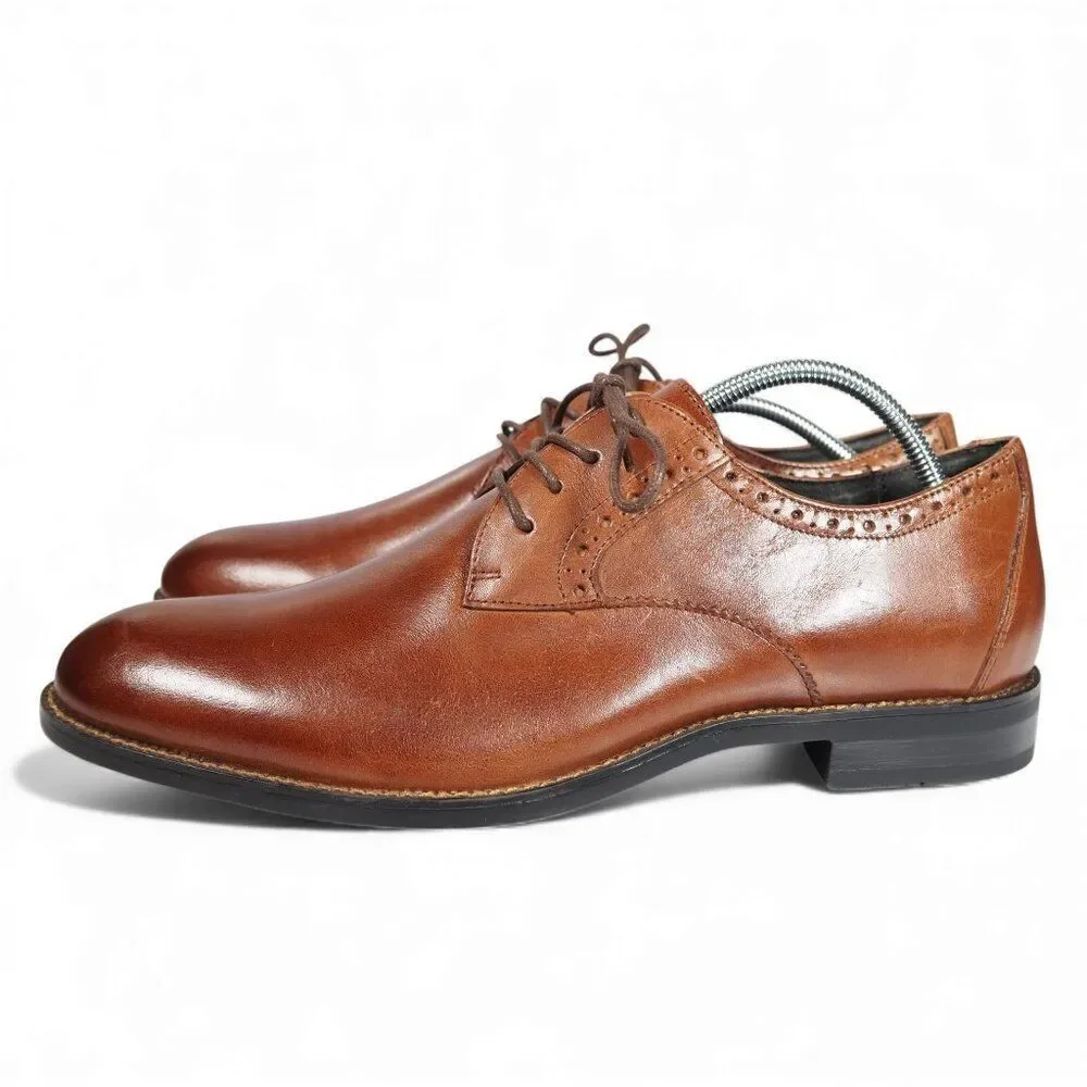 Stacy Adams Dickinson Cap Toe Oxfords Men's 7.5 Tan Brown 24956-221‎
